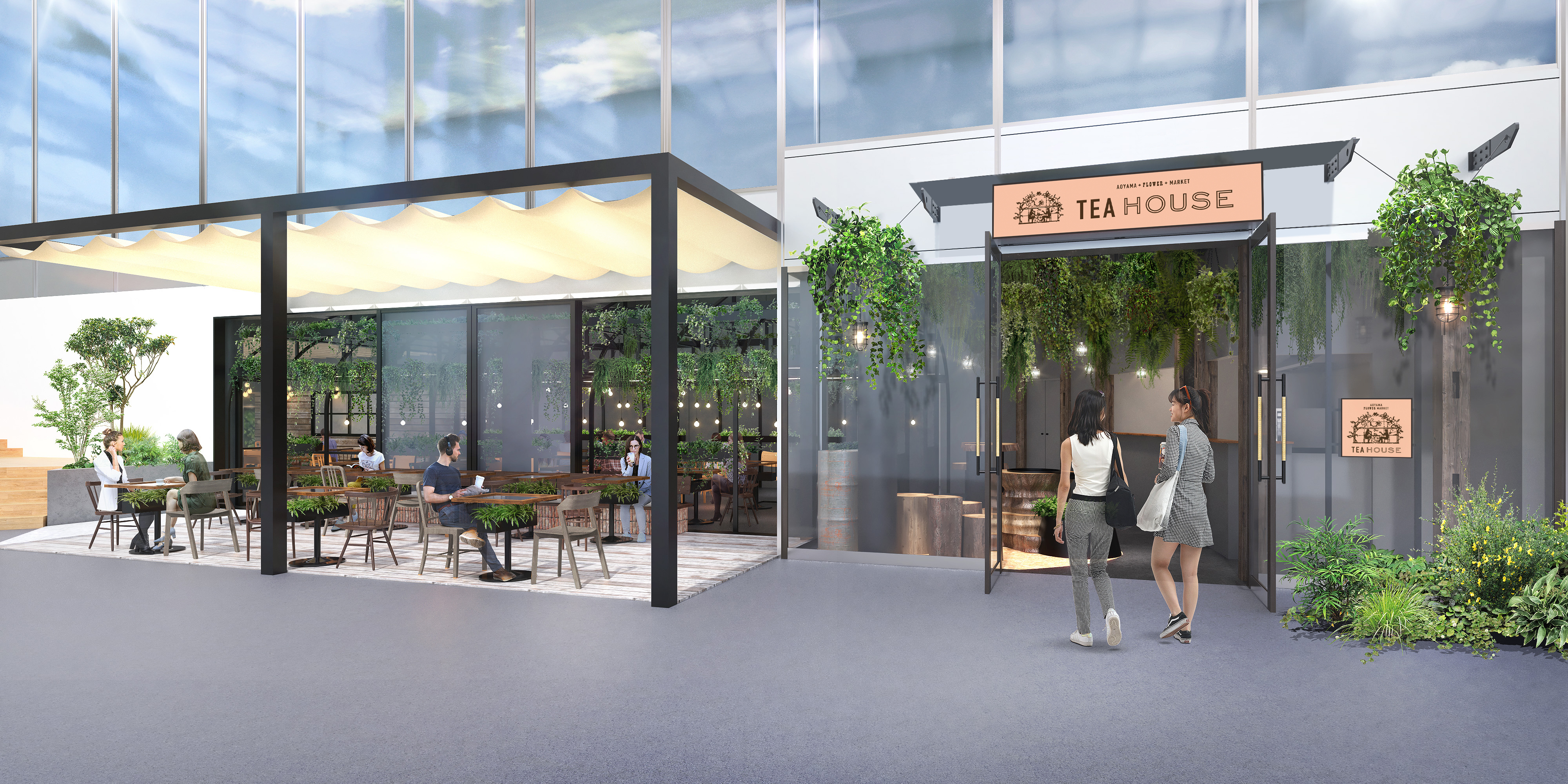 南青山本店が生まれ変わり 4月15日 金 にオープン Aoyama Flower Market Tea House
