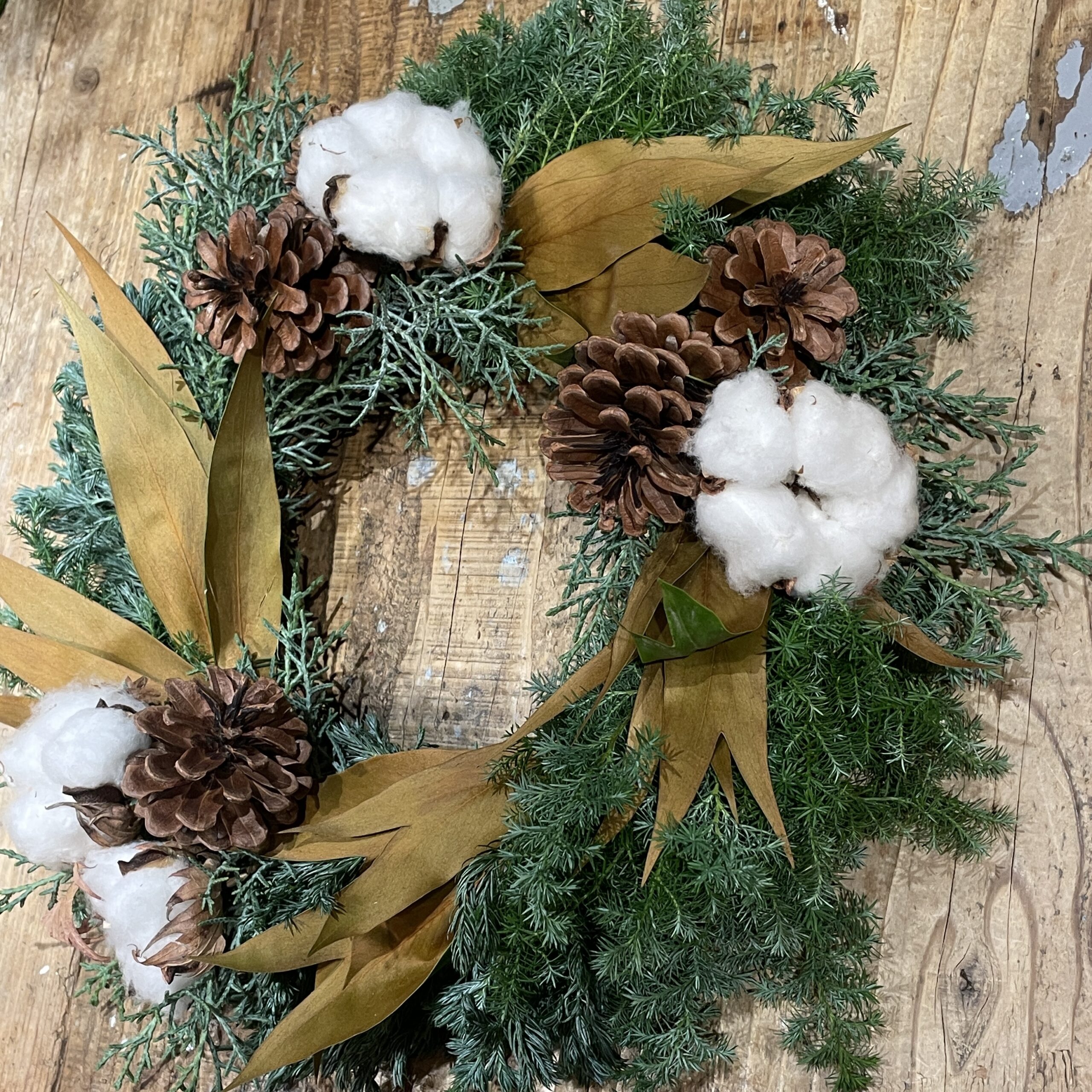 ドライフラワー ガーランド スワッグ リース 🐏🐏🐏 ______ ［BIGボタニカル｜ドライ］コットンフラワー ¥5,500